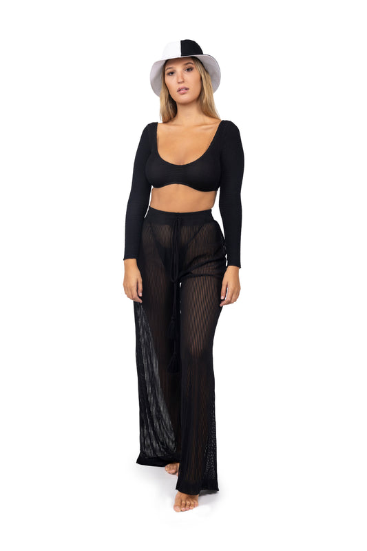 Lulun Black Lace Pants