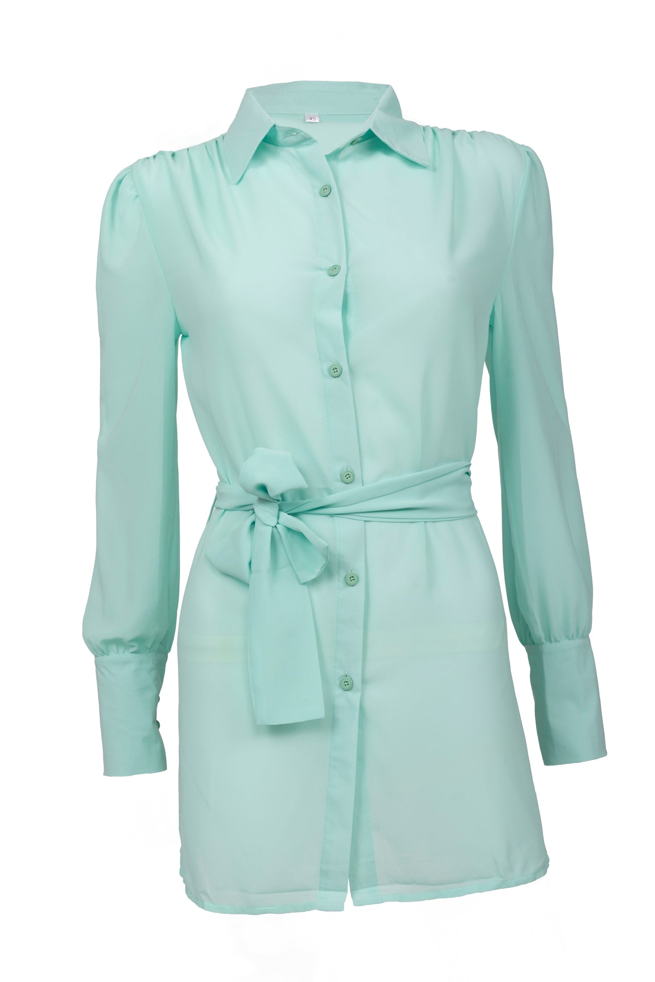 Queen Aqua Green Robe Dress