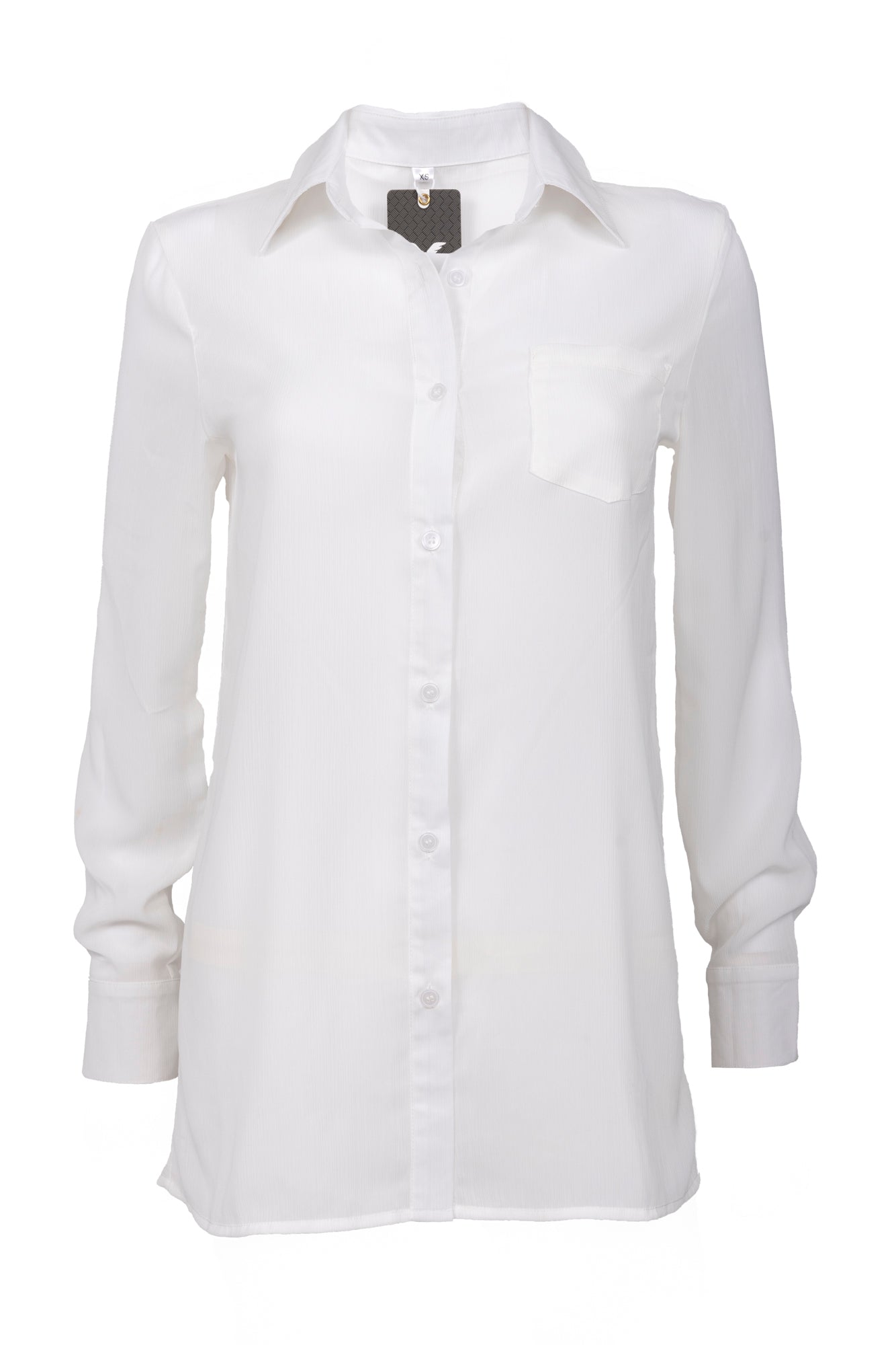 Kerr White Line Chiffon T-Shirt