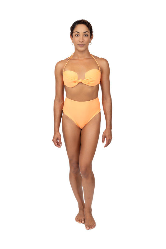 Queen Orange Matte Bikini bottom