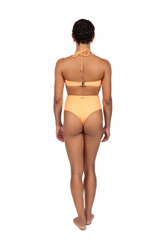 Queen Orange Matte Bikini bottom