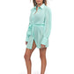 Queen Aqua Green Robe Dress